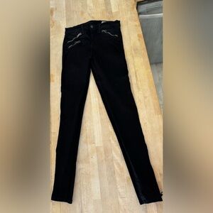 Rag & Bone Black Zipper Super Sexy Skinny Jeans